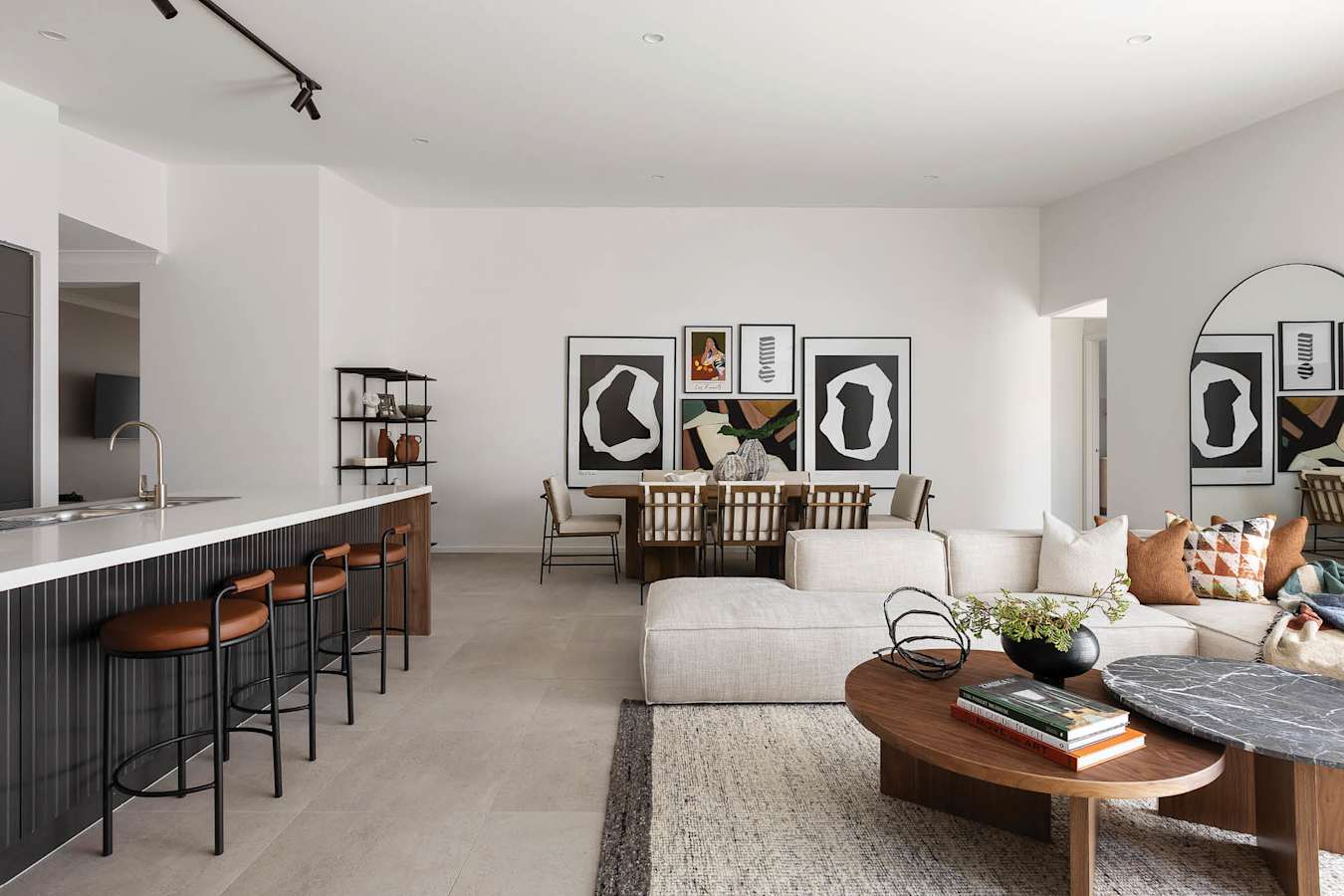 Dunedin 29 home design living/dining/kitchen