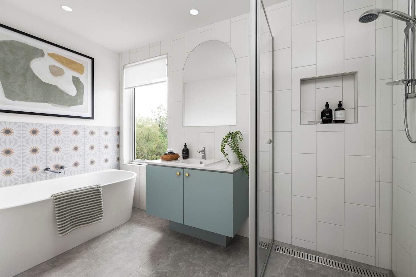 Waldorf 40 House Design bathroom