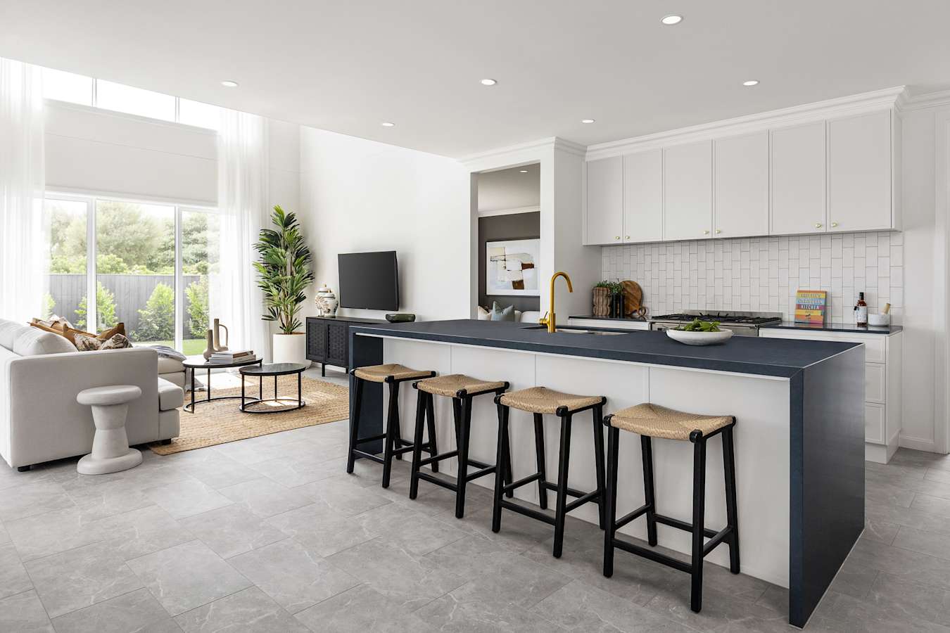 Waldorf 40 House Design Kitchen/living