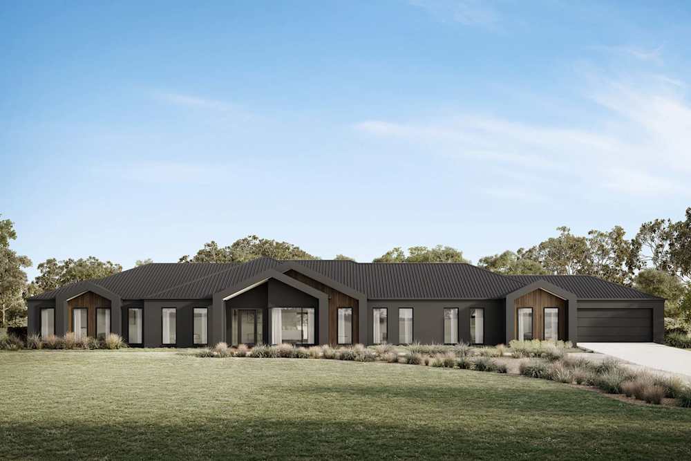 Kingston 34 house design with Manhattan Façade - Acreage Collection