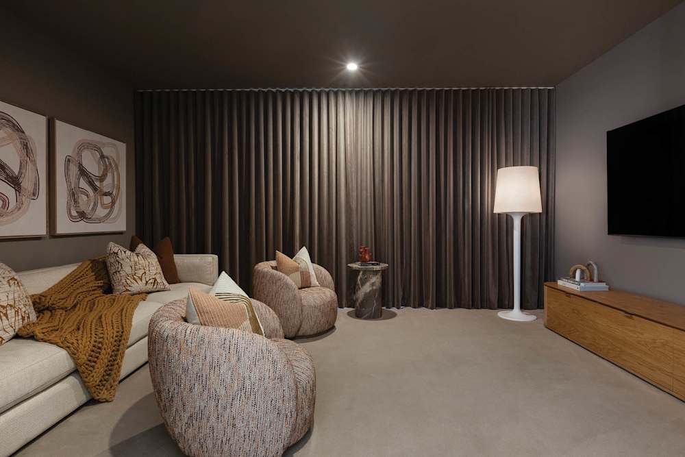 Positano 45 home design home theater