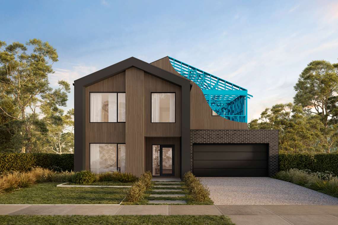 Steel frame x-ray roof