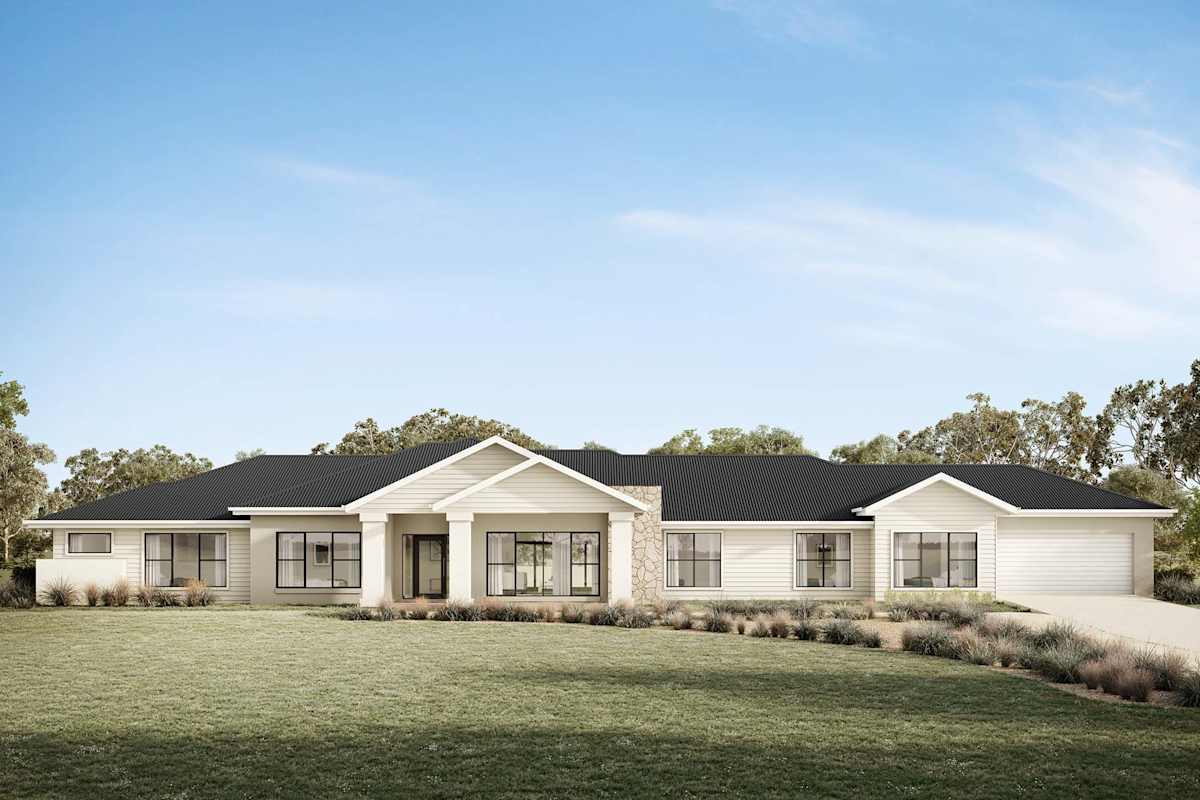 Barrington 44 house design with Montana Façade