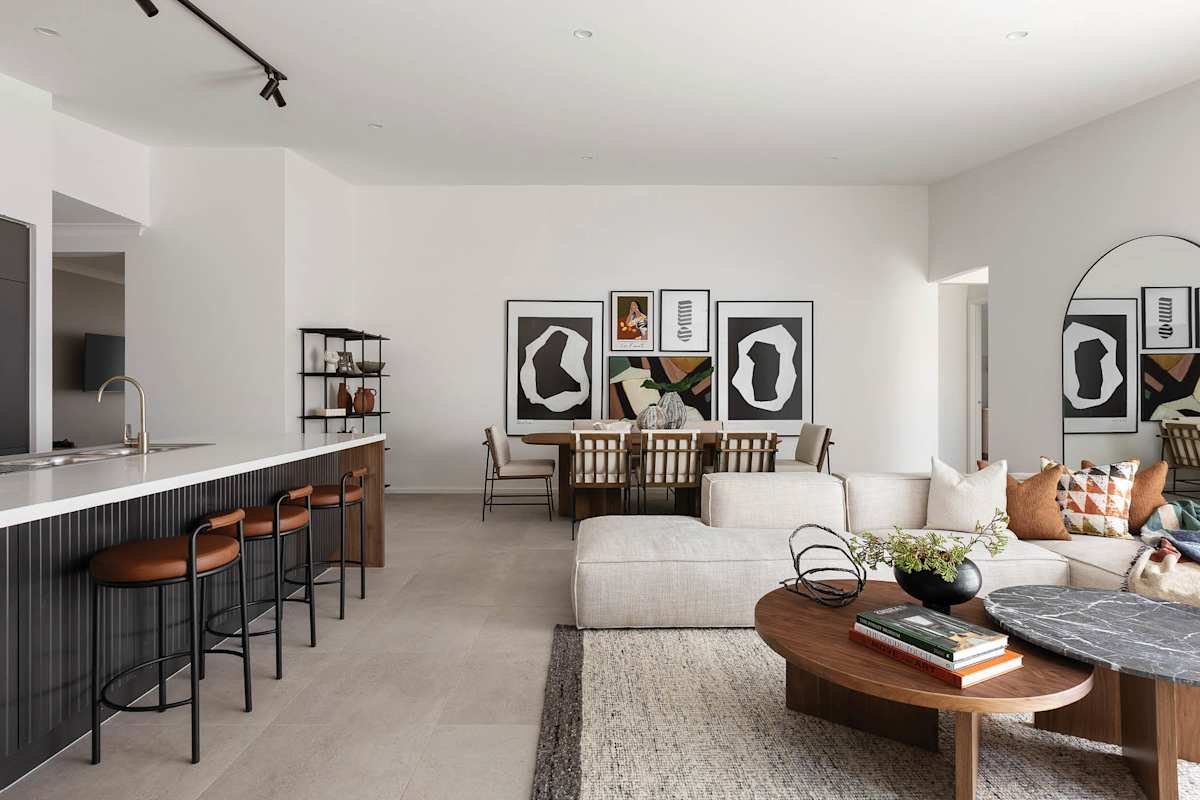 Dunedin 29 home design living/dining/kitchen