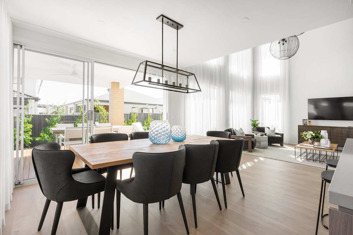 Sandford 42 Home Design in Contempo Style - Living / Dining