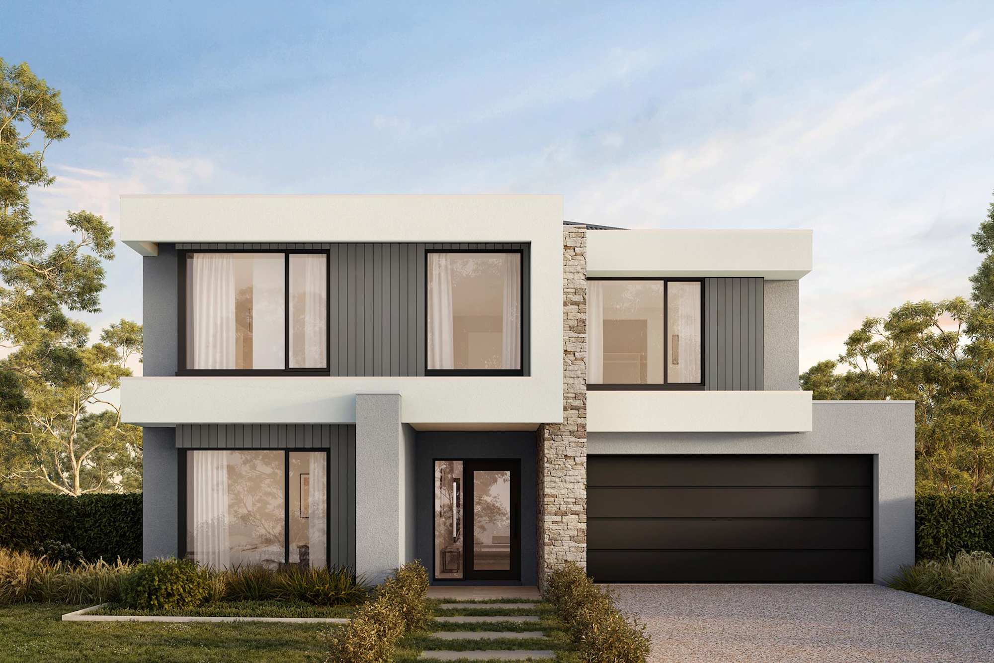 Lakeville 42 house design with Kiora Facade