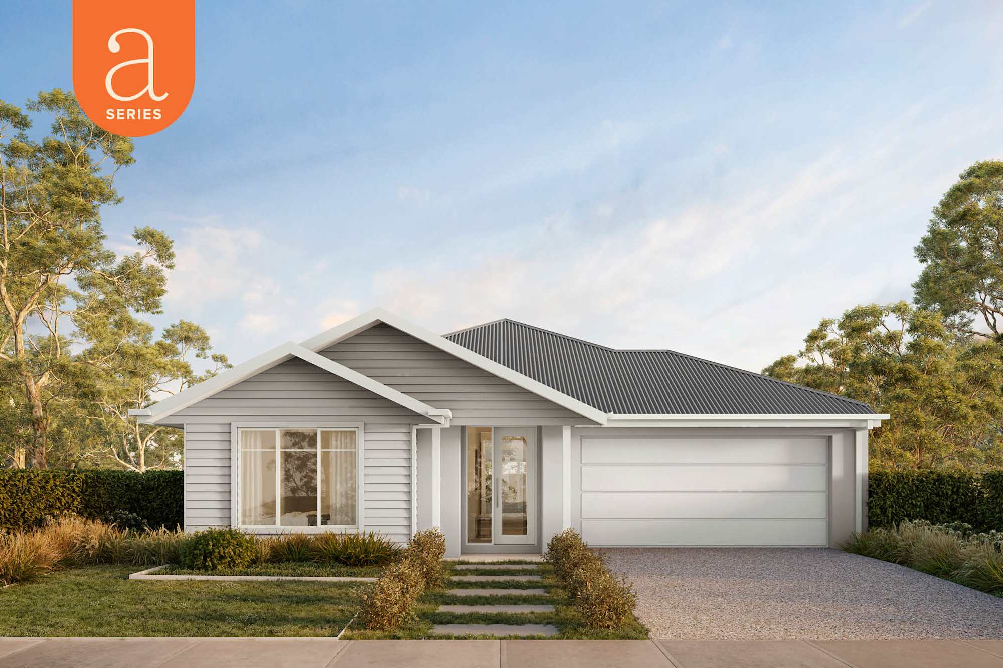 Oakley 19 house design with hamptons coast facade