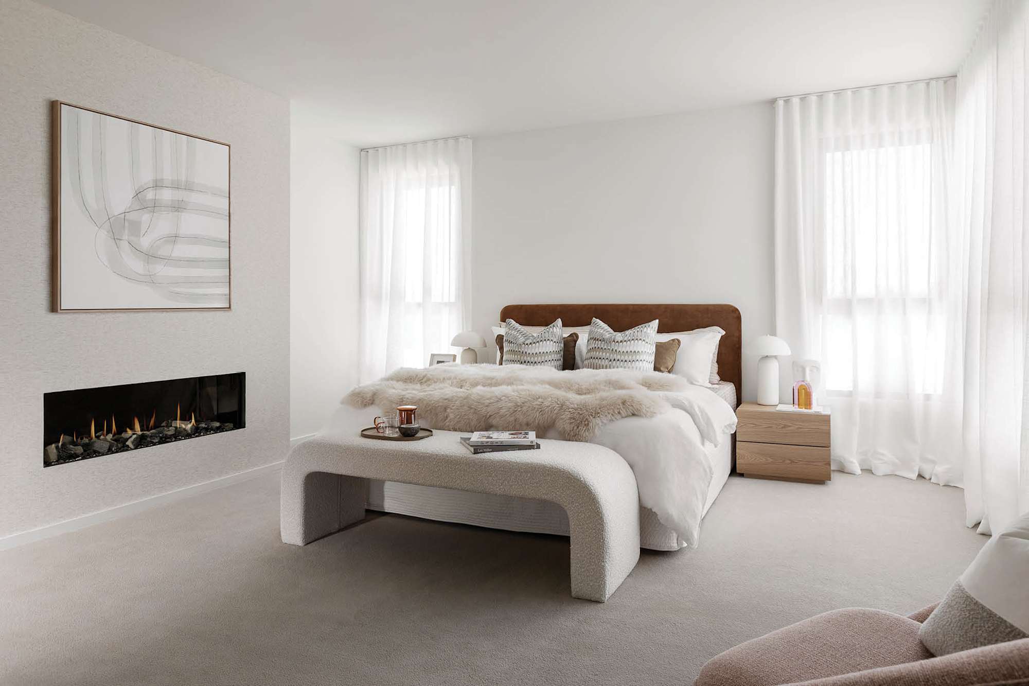 Positano 45 home design bedroom - Styling tips