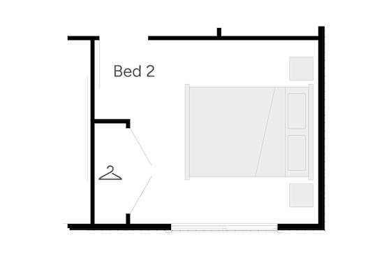 How to read a floor plan - Bedroom