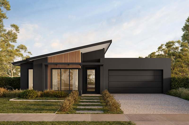 Clovelly 25 house design with Inverloch Facade