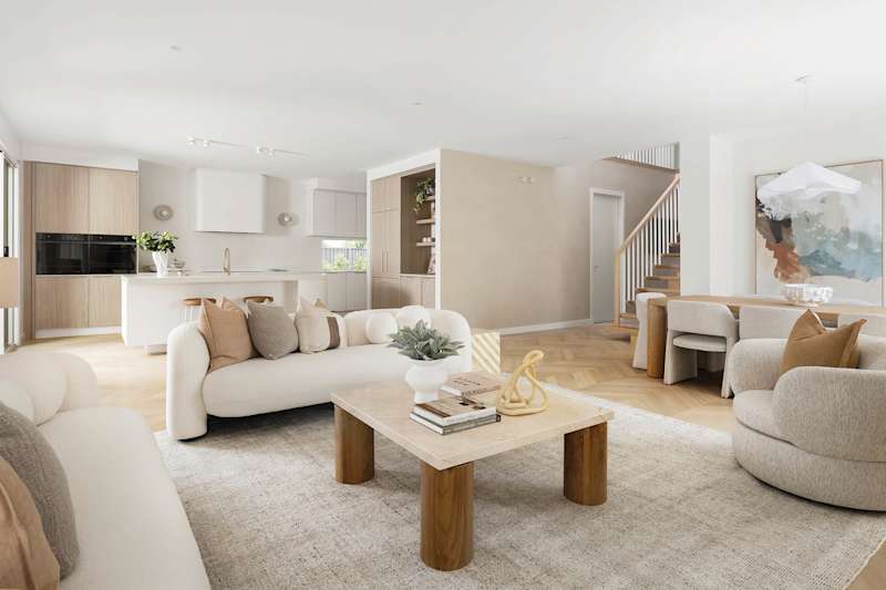 Lakeville 42 home design living, dining, kitchen