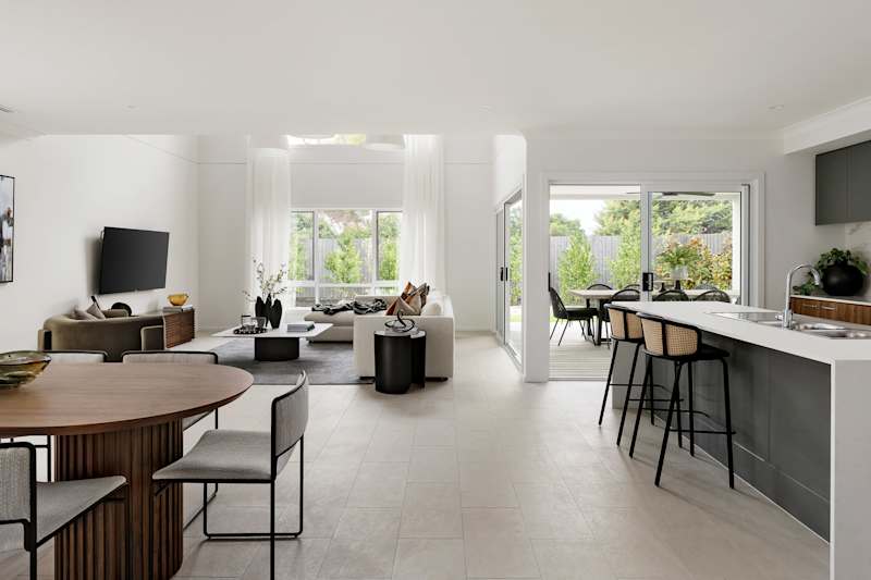 Stanhope 41 Home Design in Urban Style - Kitchen / Living / Dining