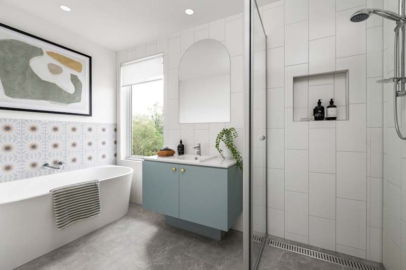 Waldorf 40 House Design bathroom