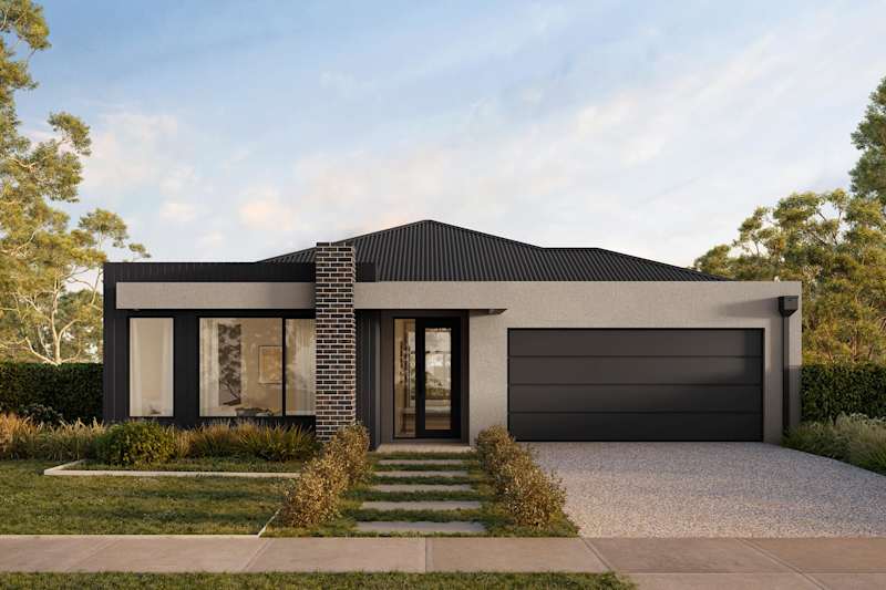 Olsen 25 house design with Harper Facade - Hebel