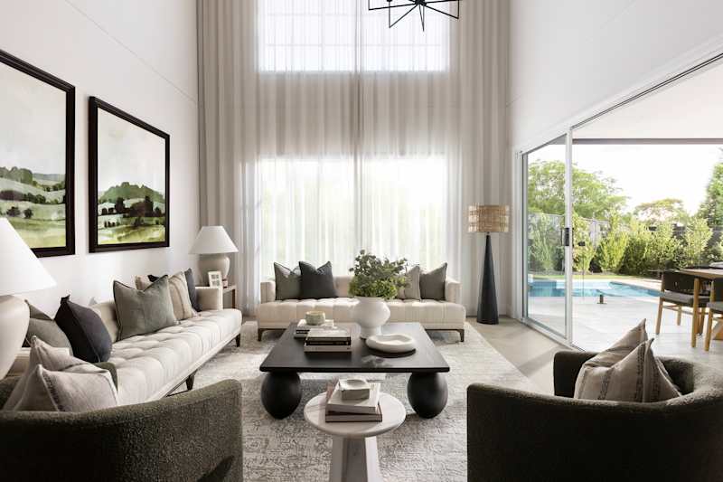 Astor house design living - Luxury Home Designs