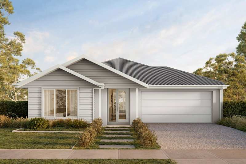 Oakley 19 house design with Hamptons Coast Facade