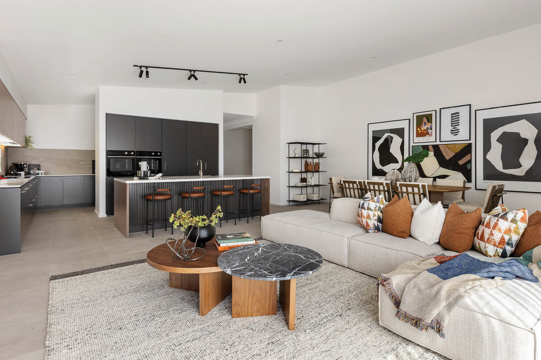 Dunedin 29 home design living/kitchen