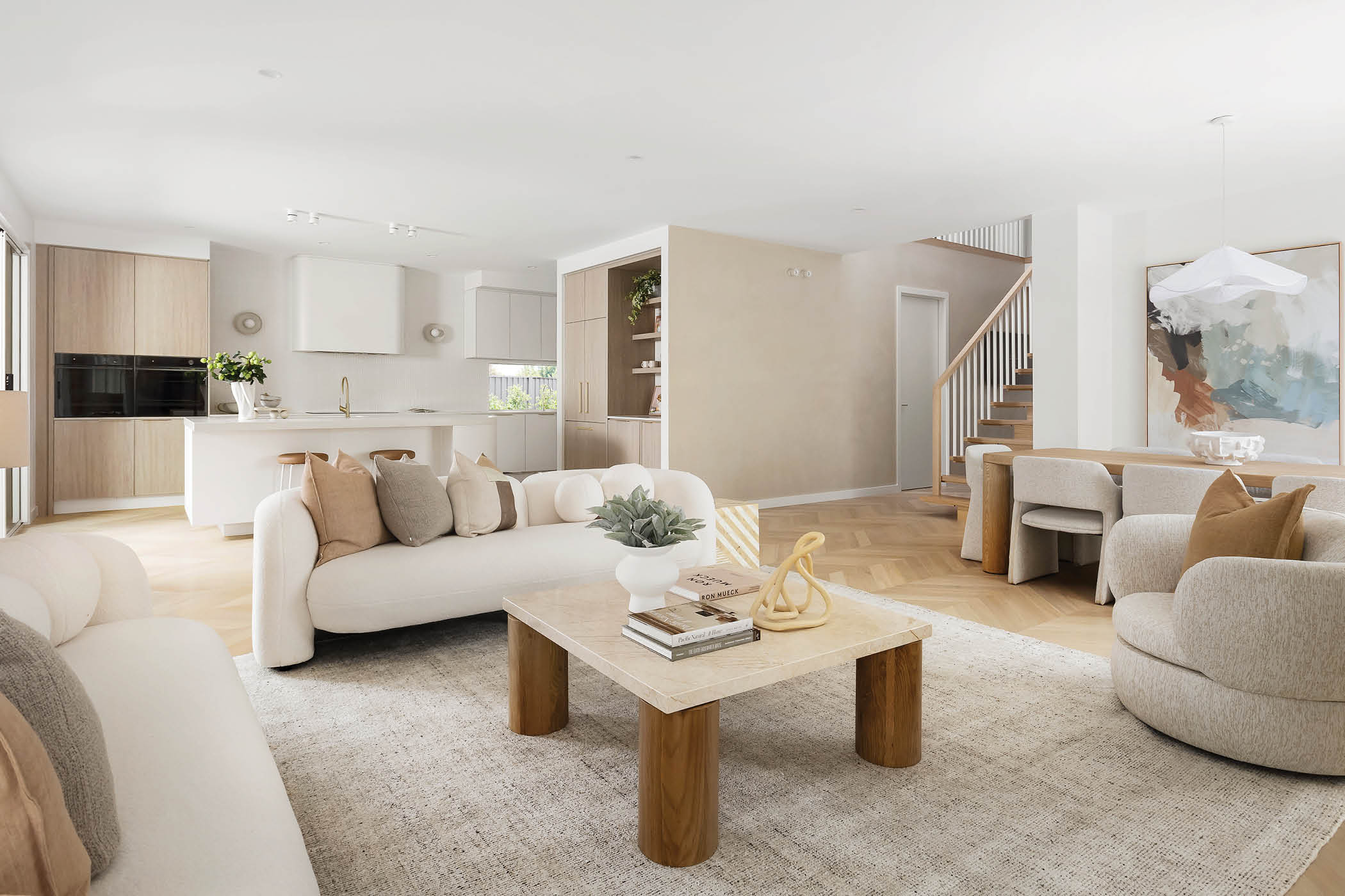 Lakeville 42 home design living, dining, kitchen