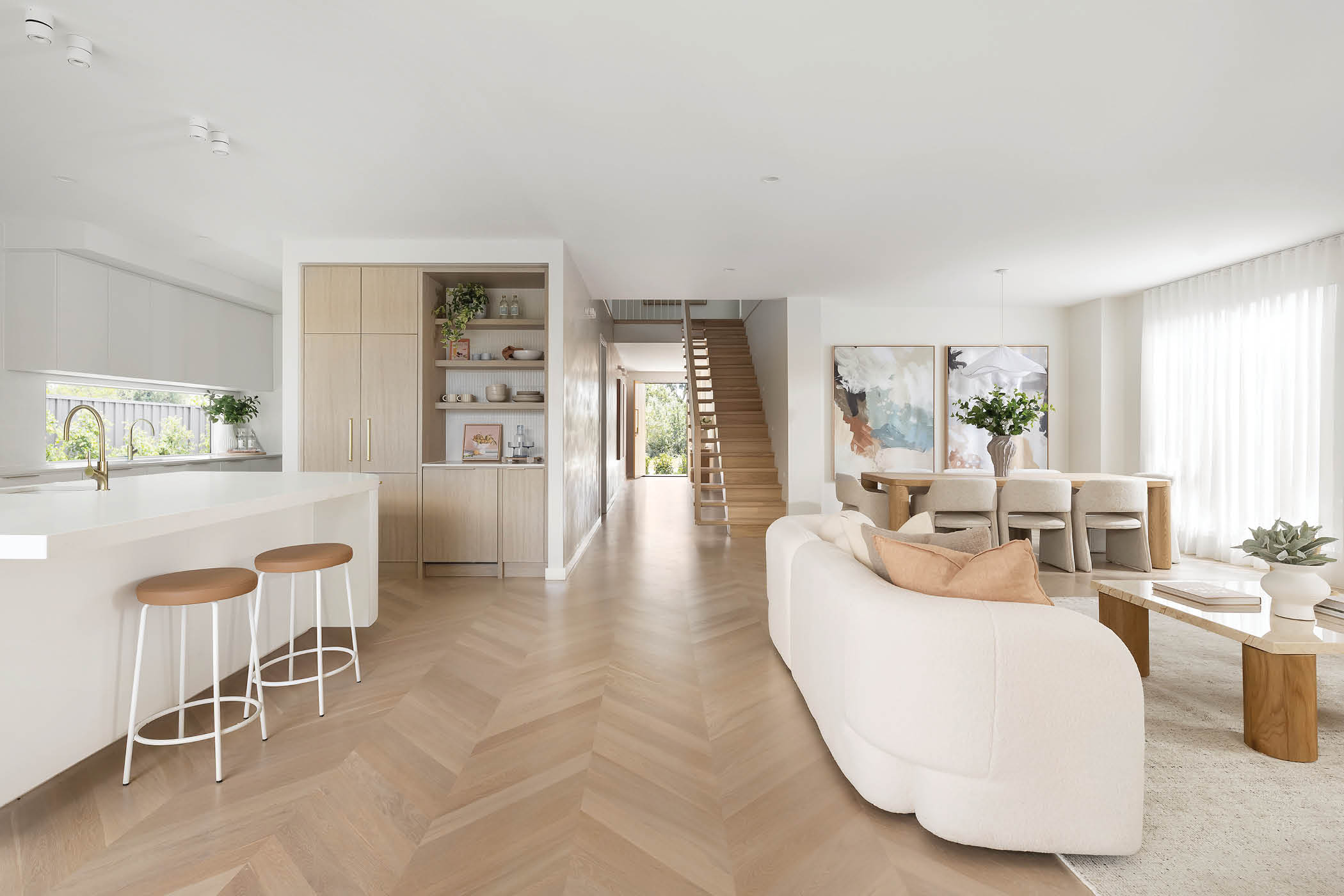 Lakeville 42 home design kitchen, living - Melbourne Home Builders